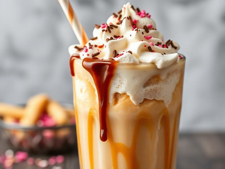 Karamell-Milchshake XL